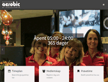 Tablet Screenshot of haugesund-aerobic.no